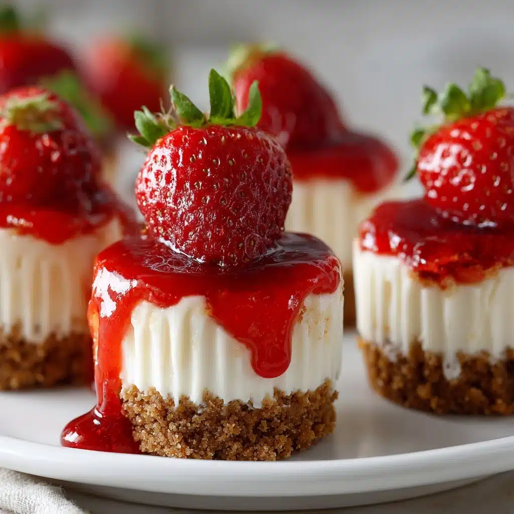 Mini Strawberry Cheesecake Cupcakes Recipe - Recipe Image