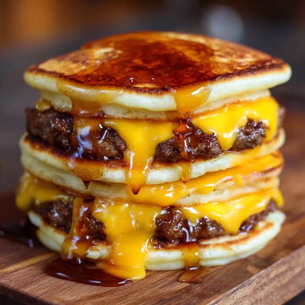Smash Burger Pancakes Recipe - Recipe Image