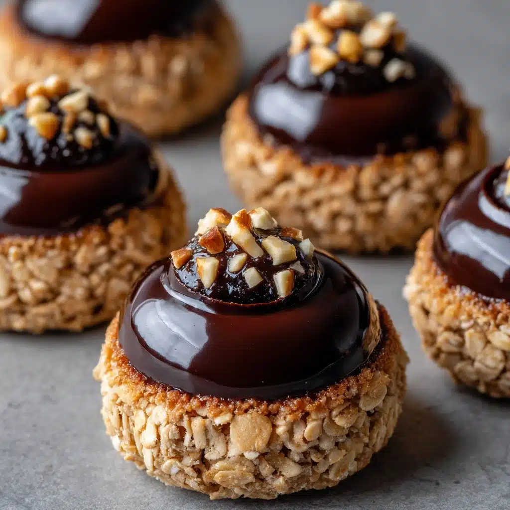 Chocolate Hazelnut Thumbprint Cookies Recipe - Recipe Image