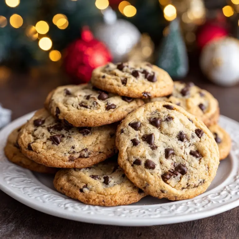 Classic Christmas Chocolate Chip Cookies Recipe