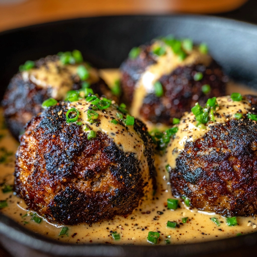 Juicy Korean-Style BBQ Meatballs with Spicy Mayo Sauce Recipe - Recipe Image