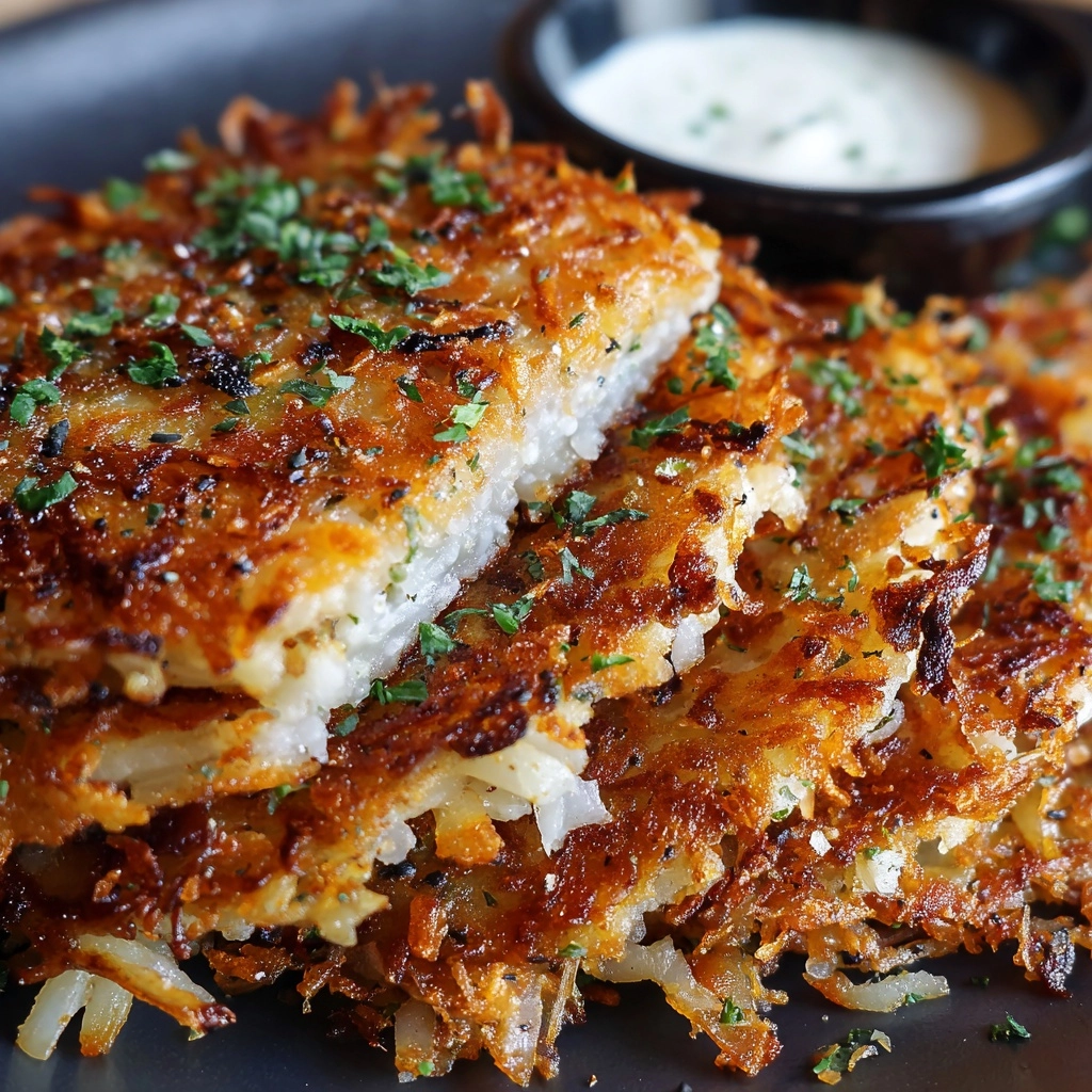 Crispy Cheesy Hash Browns Recipe - Recipe Image