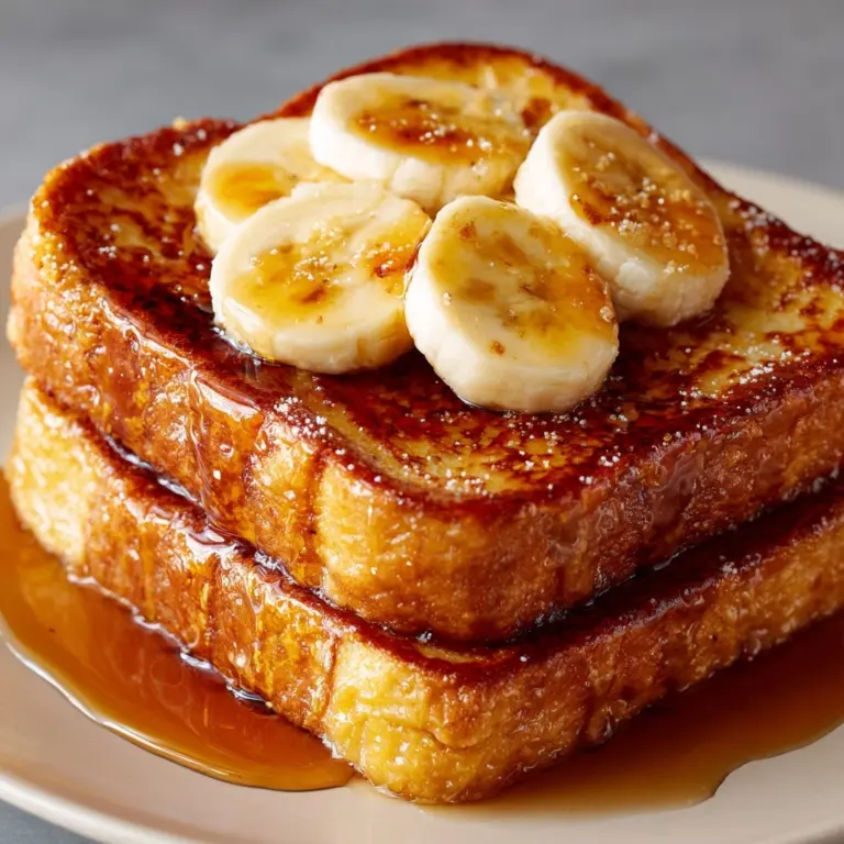 Caramelized Banana French Toast Recipe