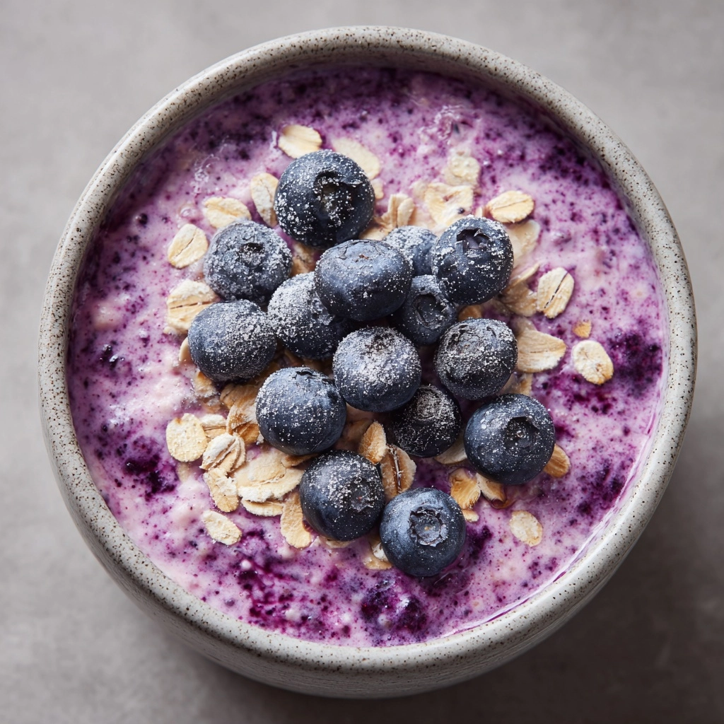 Blueberry Overnight Oatmeal Recipe