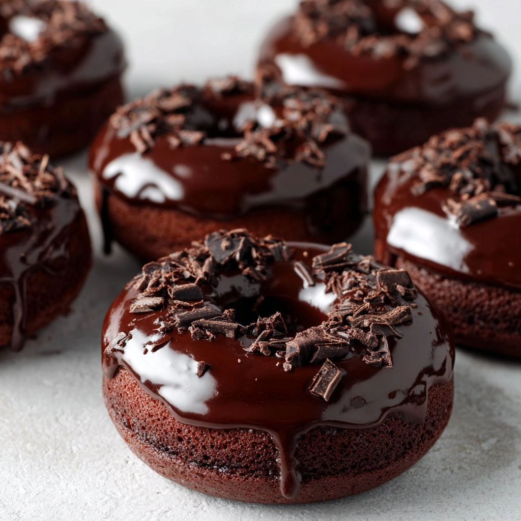 Irresistible Chocolate Cake Donuts Recipe - Recipe Image