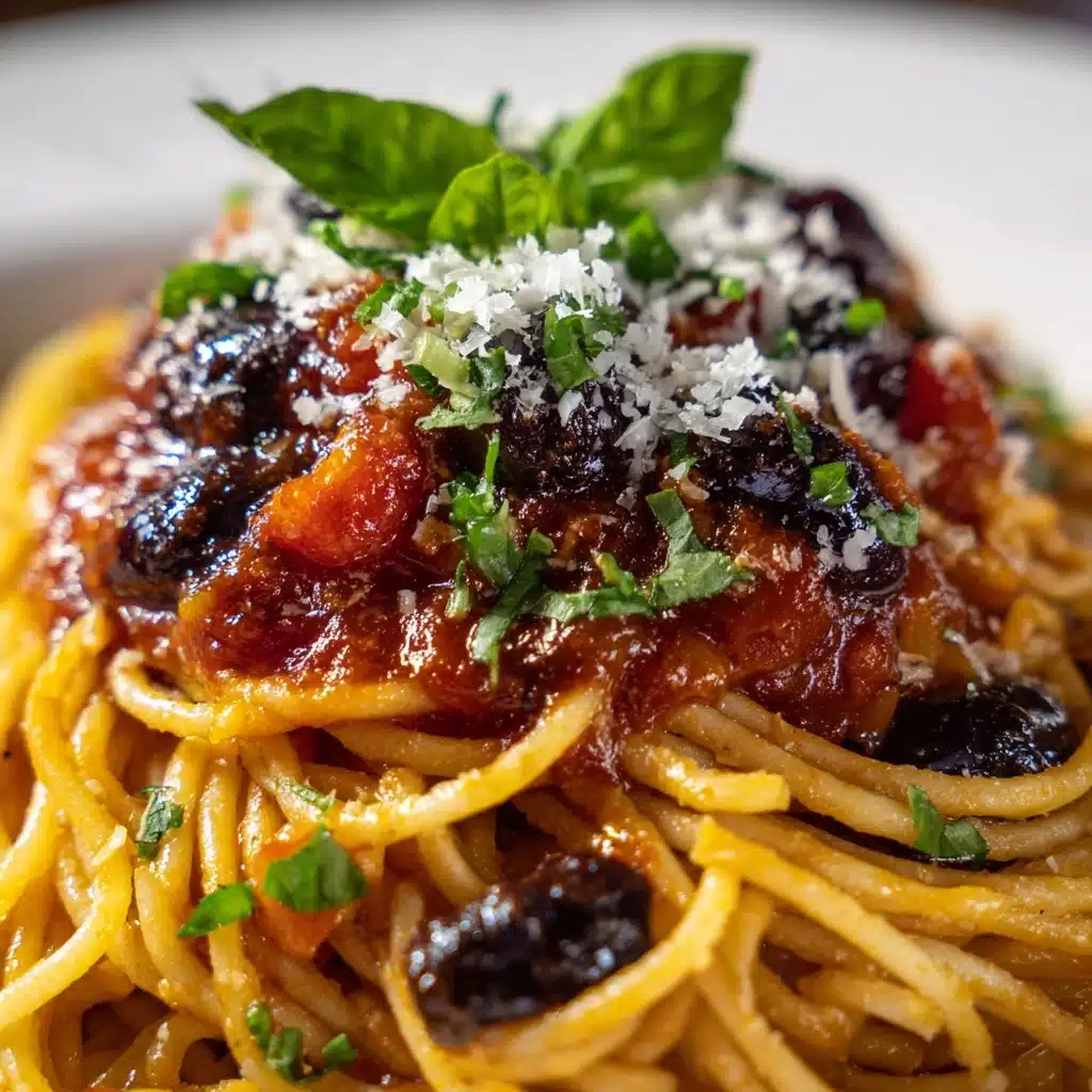 Spicy Eggplant Pasta Recipe - Recipe Image