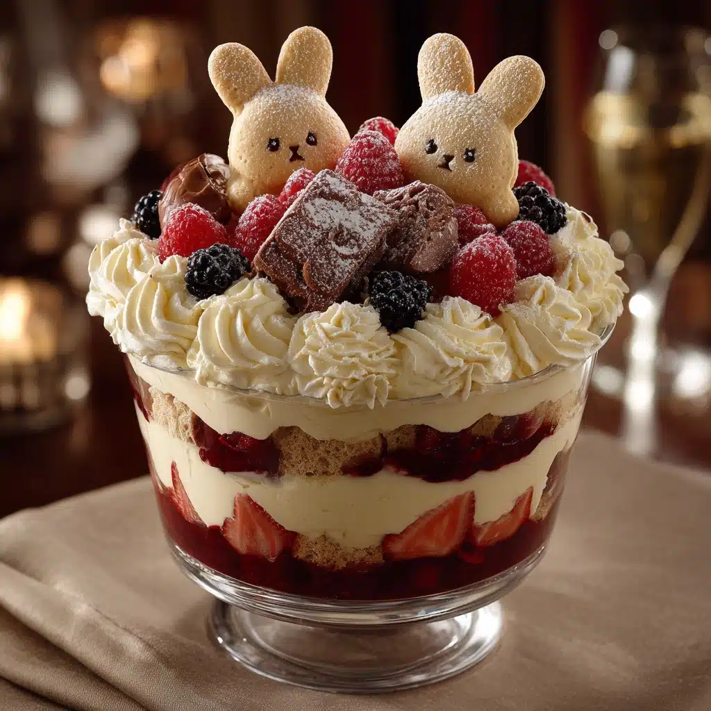 Little Bunny Strawberry Shortcake Trifle Recipe