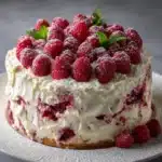 Raspberry Ripple Ice Cream Cake Recipe
