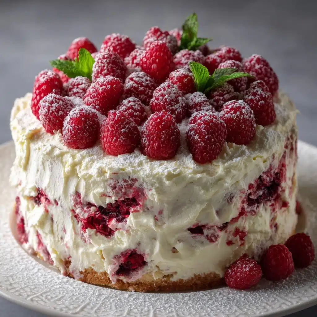 Raspberry Ripple Ice Cream Cake Recipe