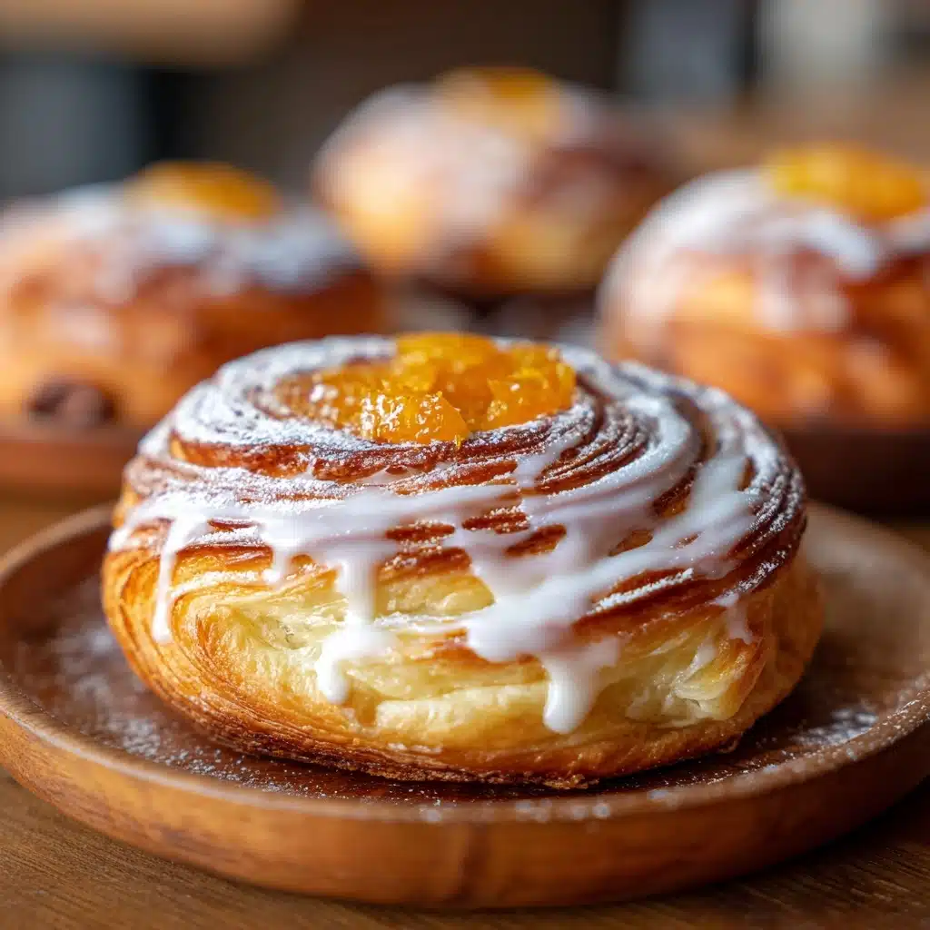 Peach Pie Cruffins Recipe - Recipe Image