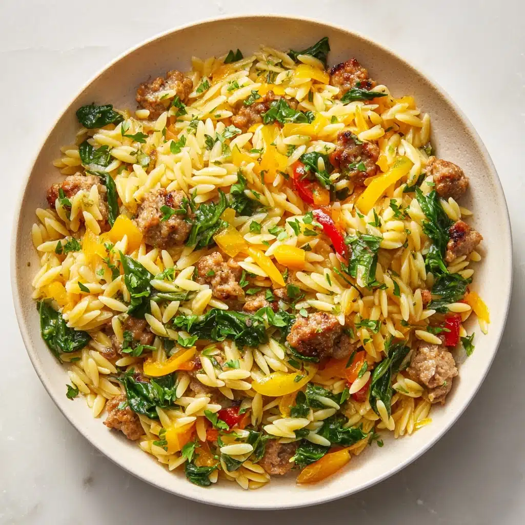 Italian Sausage Orzo Recipe - Recipe Image