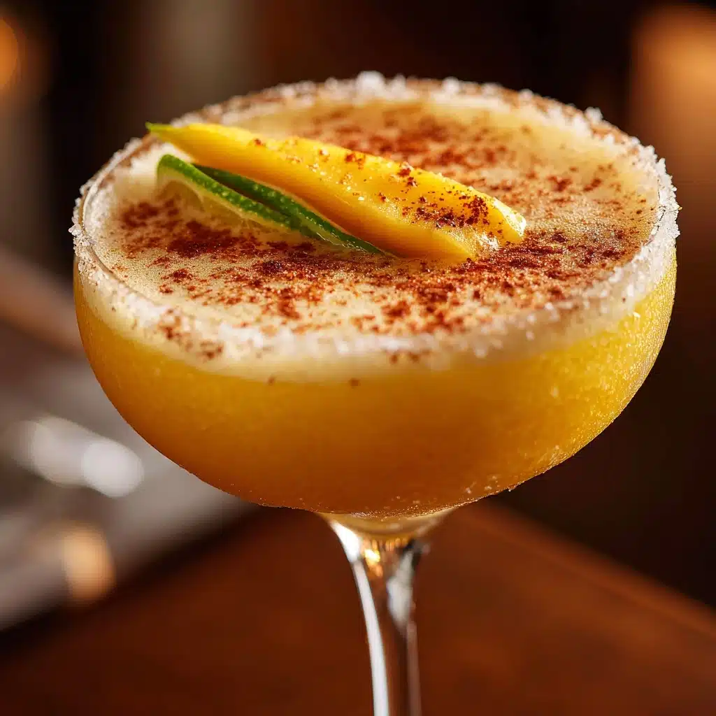 Hot Honey Mango Tajín Margarita Recipe - Recipe Image