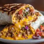 Nachos Cheese Beef Wrap Recipe