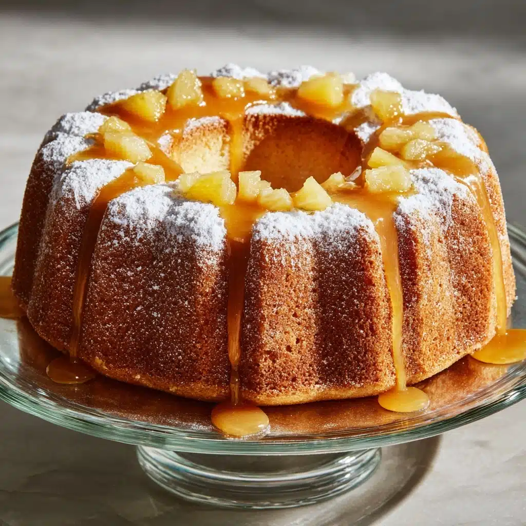 Pineapple Cream Cheese Pound Cake Recipe - Recipe Image