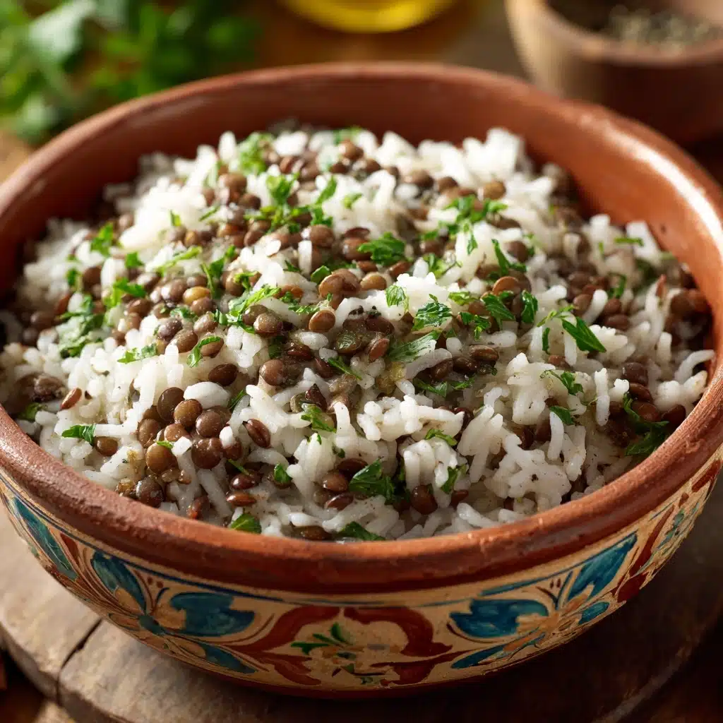 Lebanese Lentils & Rice (Mujaddara) Recipe - Recipe Image