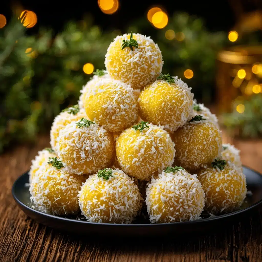 Pineapple Christmas Balls Recipe - Recipe Image