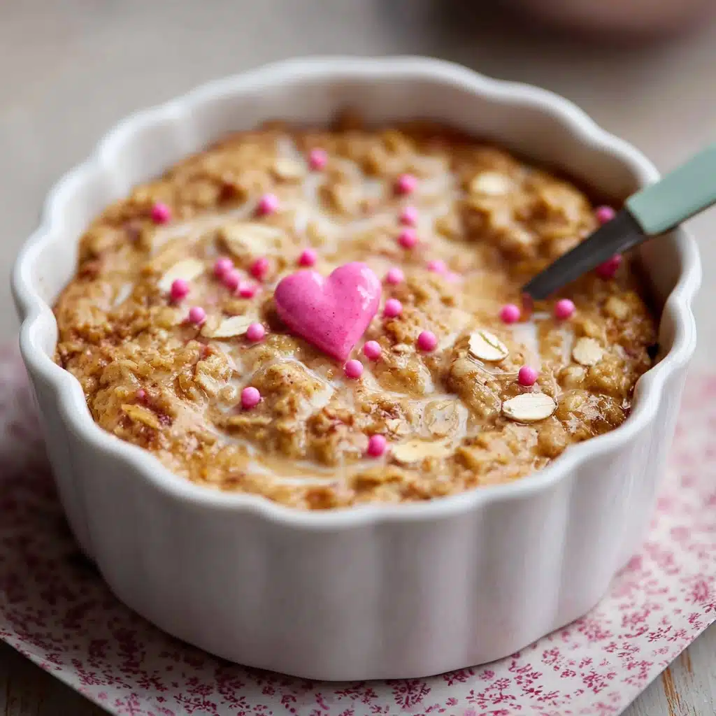 Sugar Cookie Protein Baked Oats Recipe - Recipe Image