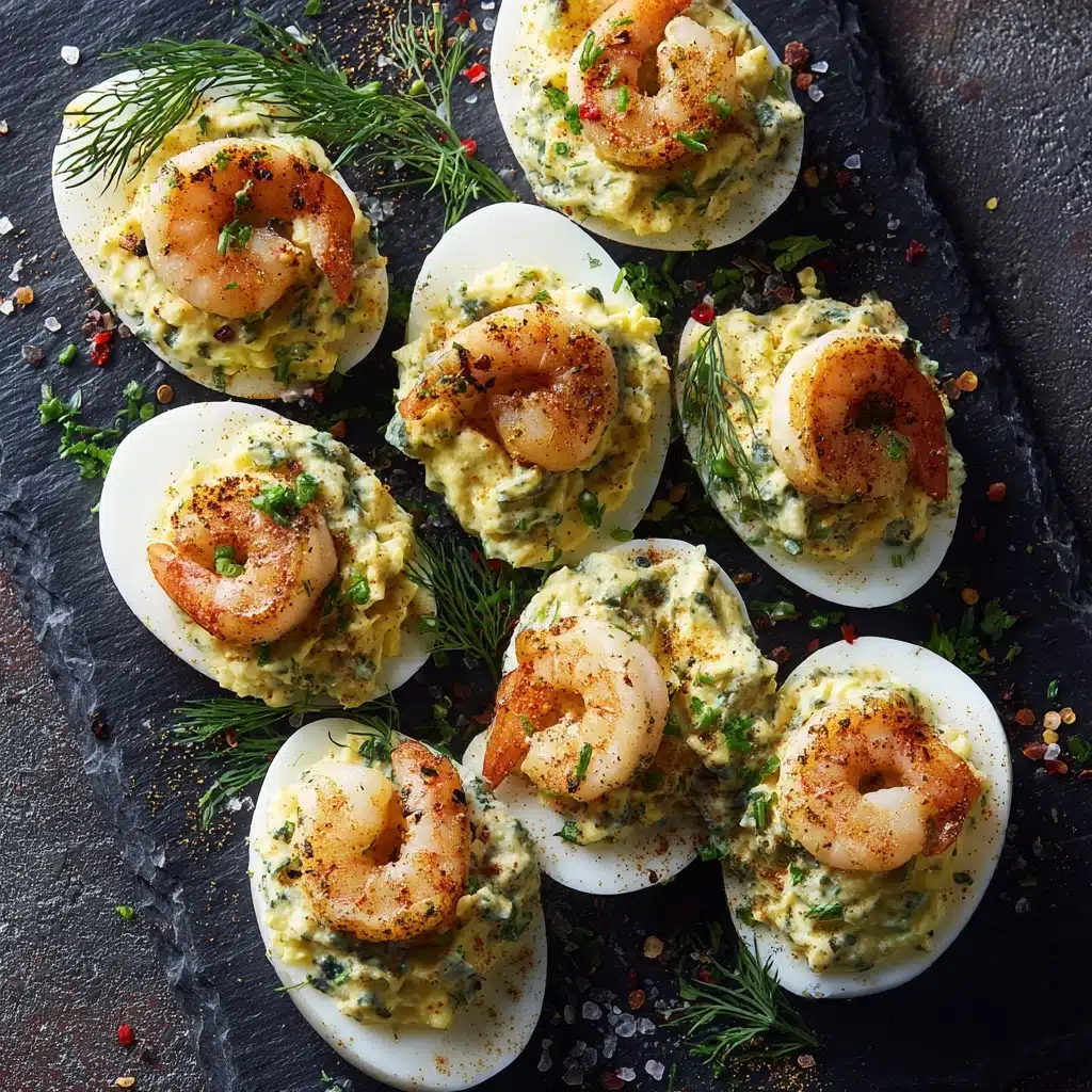 Cajun Shrimp Deviled Eggs Recipe - Recipe Image