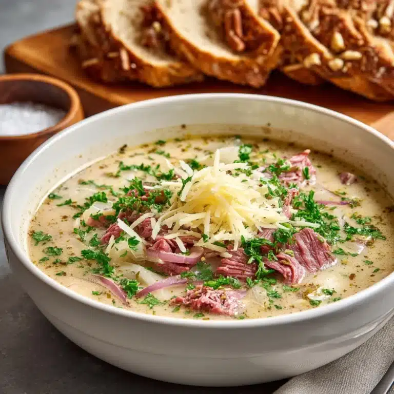 Easy Creamy Reuben Soup Recipe