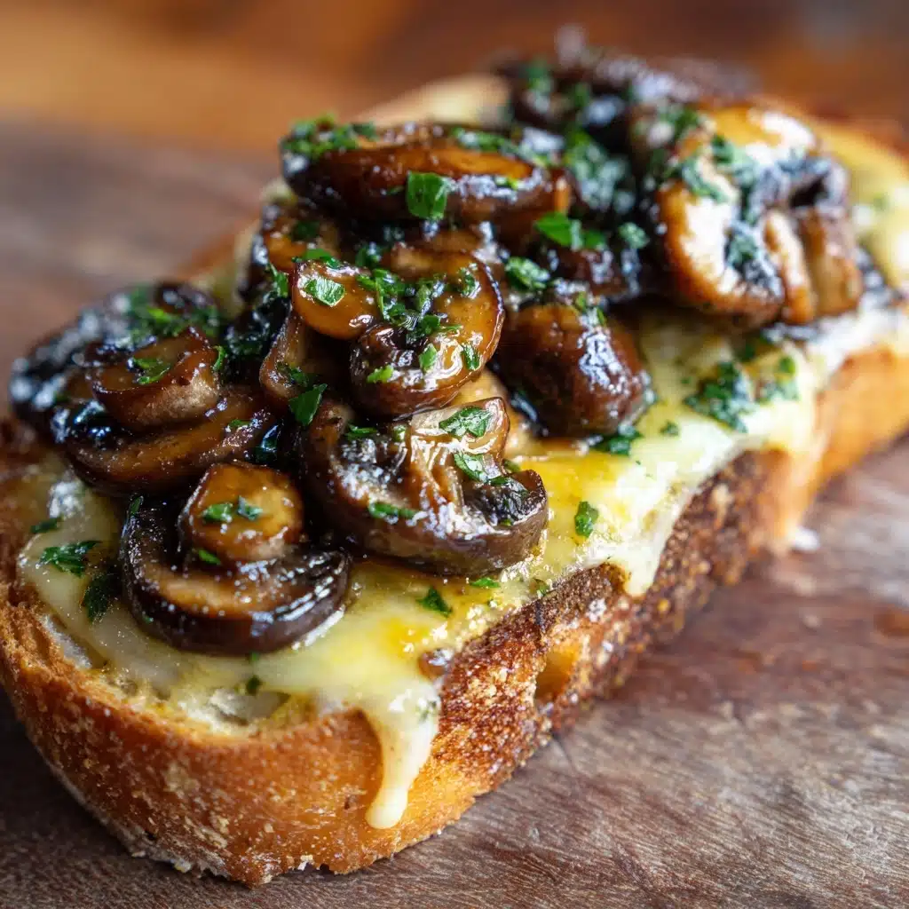 Mushroom and Gruyère Crostini Recipe - Recipe Image