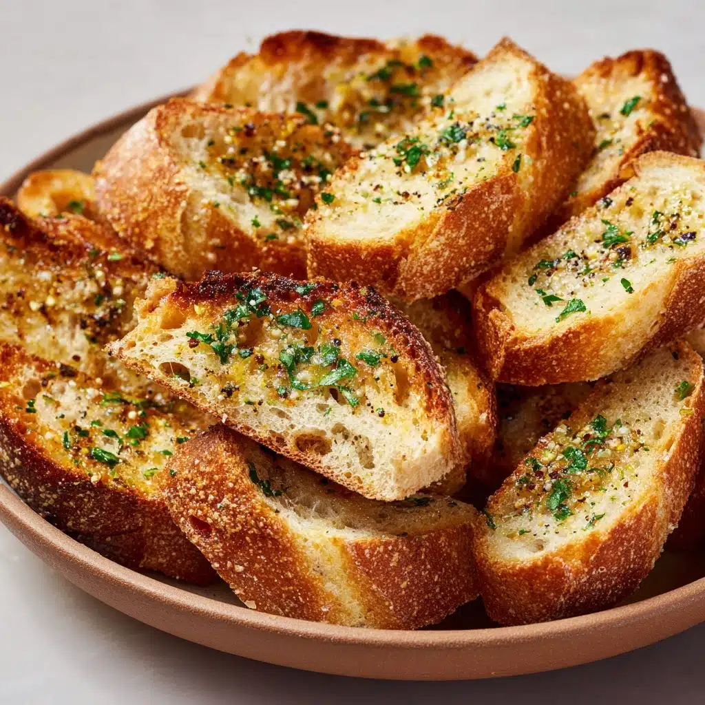Garlic Bread Crostini Recipe - Recipe Image