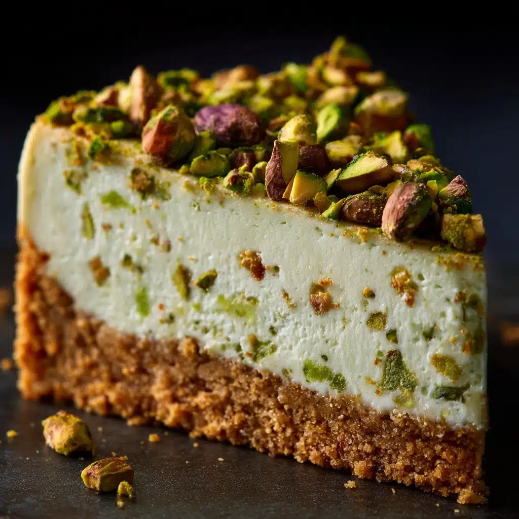 Decadent Pistachio Cream Cheesecake Recipe - Recipe Image