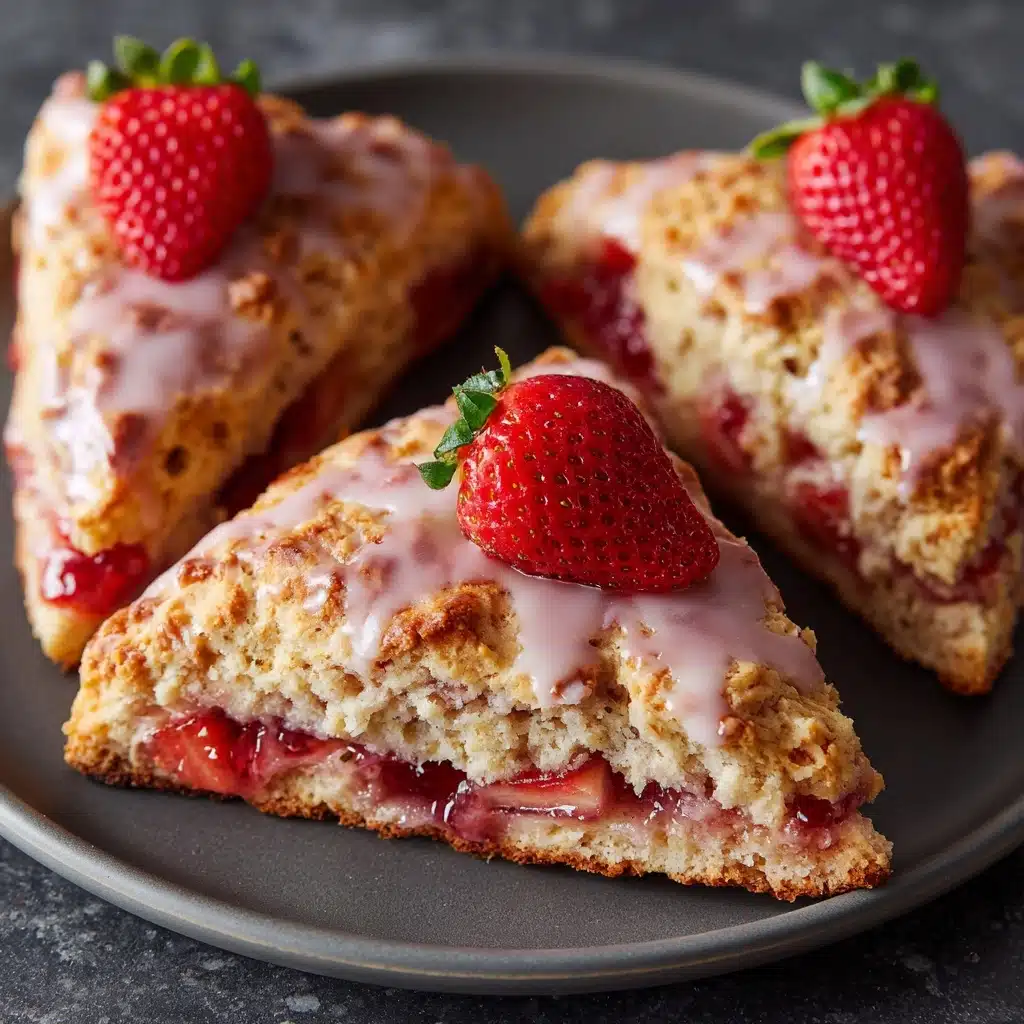 Strawberry Buttermilk Scones Recipe - Recipe Image