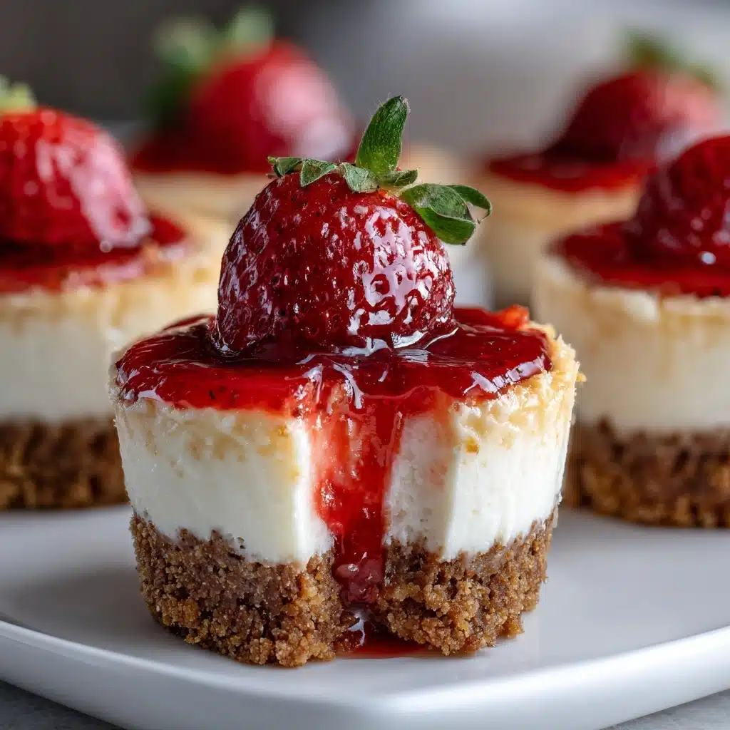 Mini Strawberry Cheesecake Cupcakes Recipe - Recipe Image
