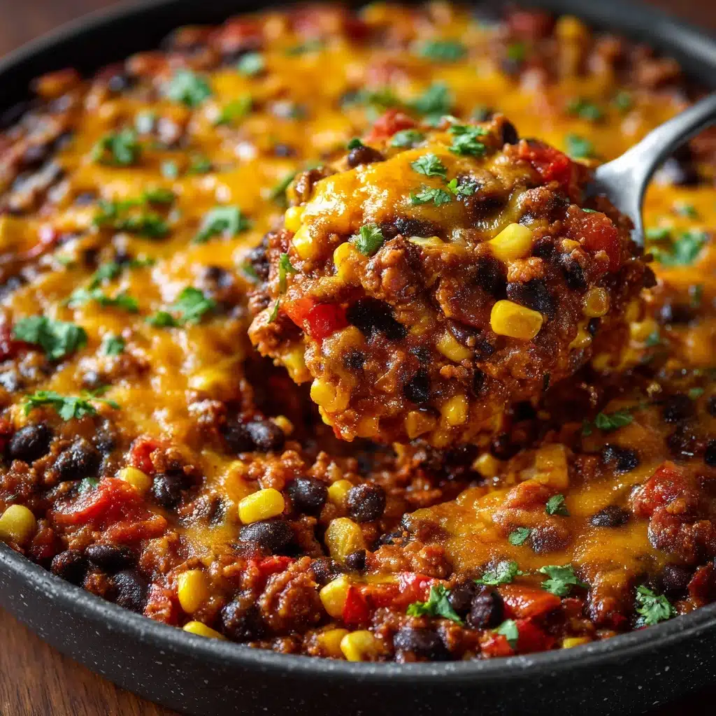 Southwestern Black Bean Casserole Recipe - Recipe Image