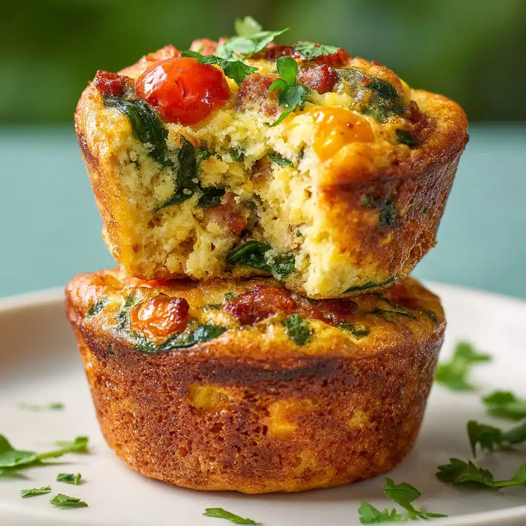 Veggie-Loaded Breakfast Frittata Cups Recipe - Recipe Image