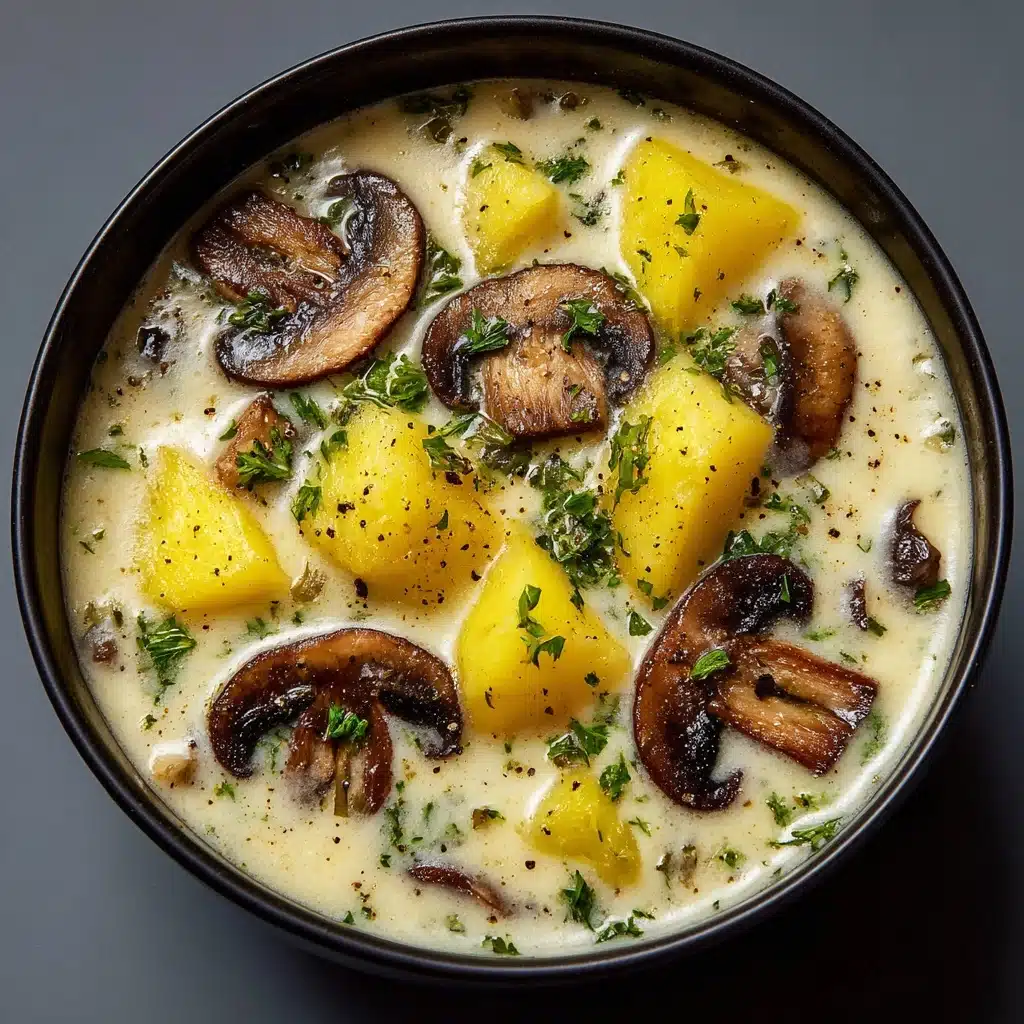Mushroom Potato Soup Recipe - Recipe Image