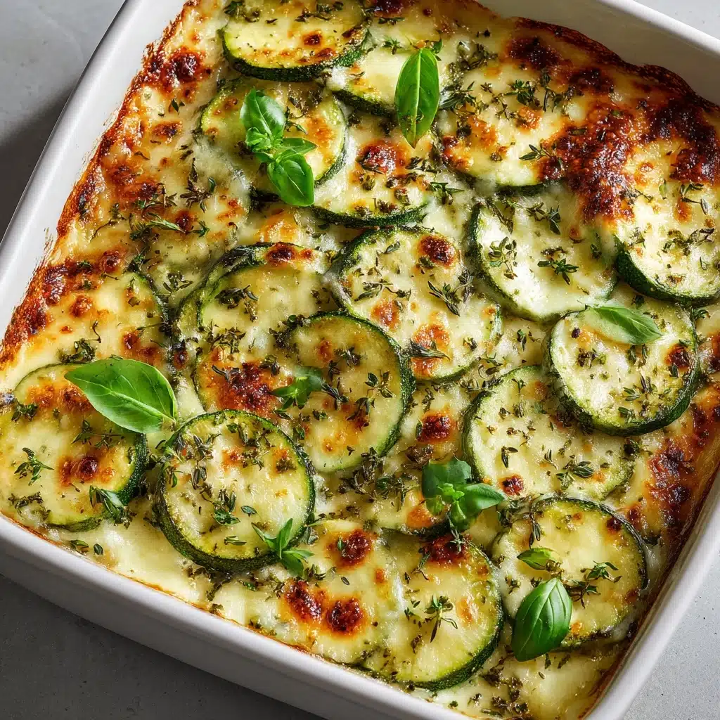 Baked Zucchini Cheese Recipe - Recipe Image