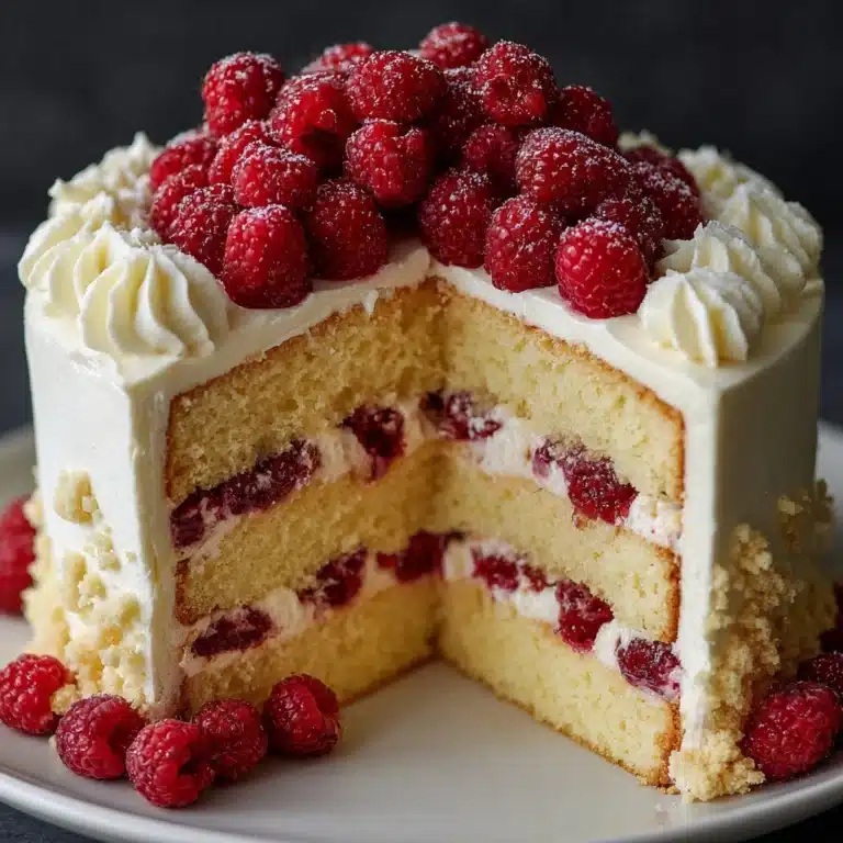 White Chocolate Raspberry Cake Recipe