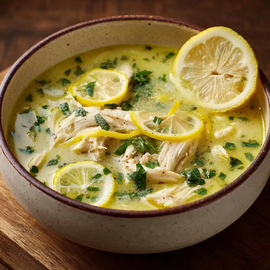 Greek Lemon Chicken Soup (Avgolemono) Recipe - Recipe Image