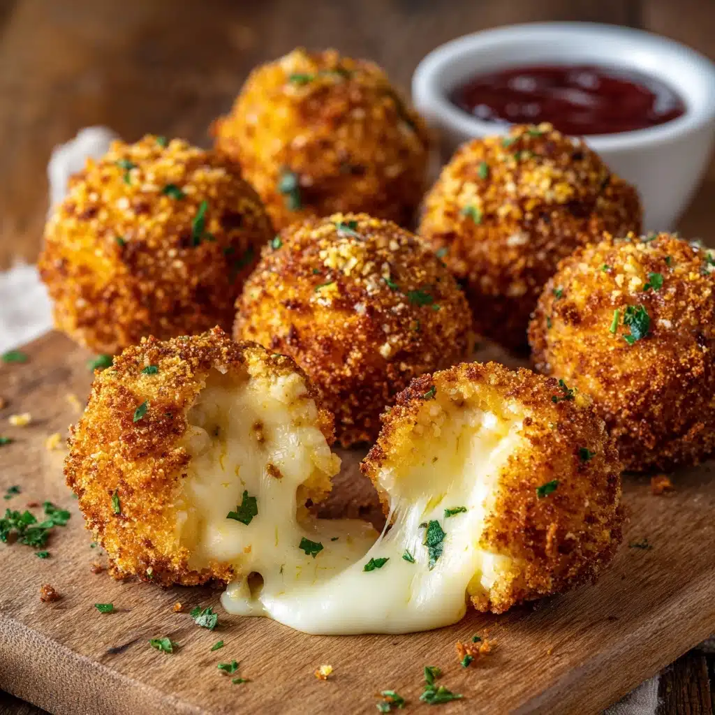 Crispy Fried Cheese Balls Recipe - Recipe Image