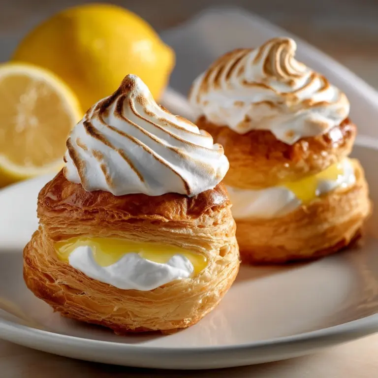 Zesty Lemon Meringue Pie Cannolis Recipe