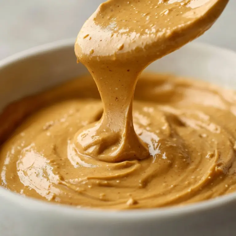 Creamy Peanut Butter Sauce Recipe