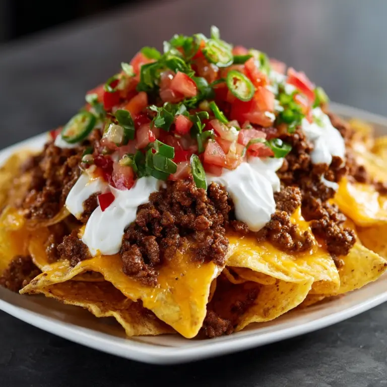 Beef Nachos Supreme Recipe