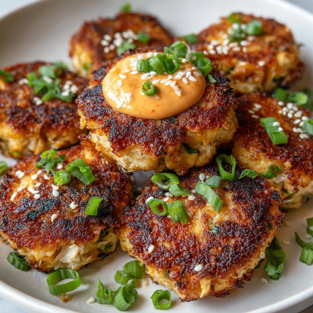 Asian Tuna Cakes with Spicy Mayo Recipe