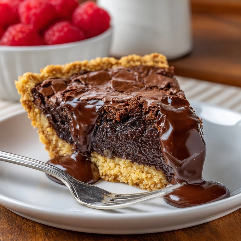 Gooey Brownie Pie Recipe