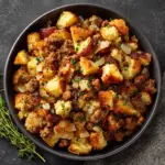Crockpot Stuffing with Sausage and Apple Recipe