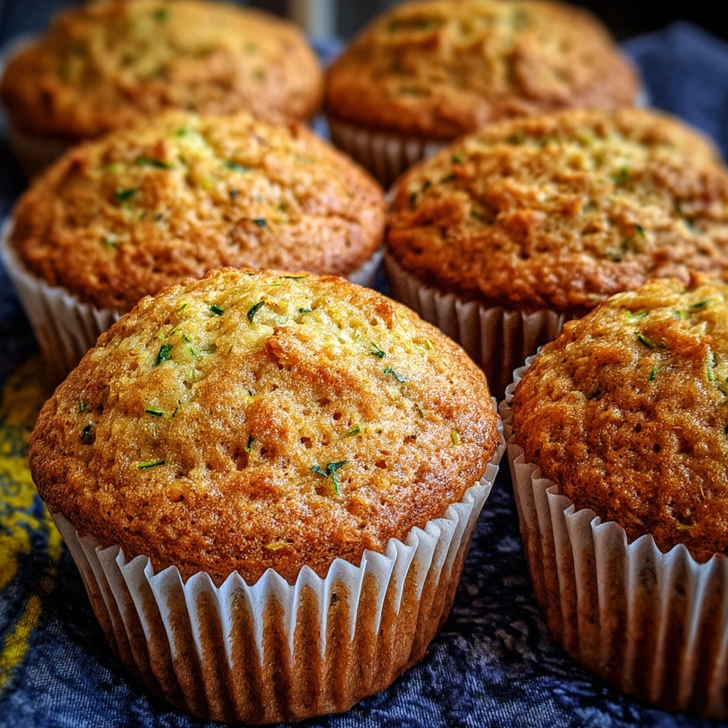 Banana Zucchini Bread Muffins Recipe - Recipe Image