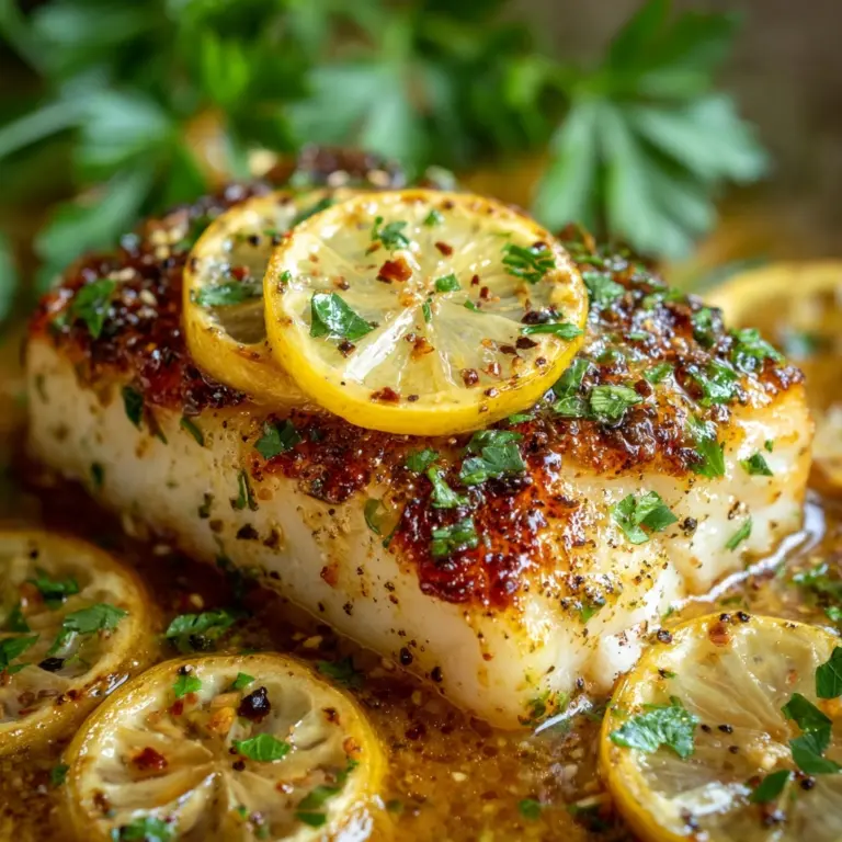 Delicious Zesty Lemon Butter Fish Fillet Recipe
