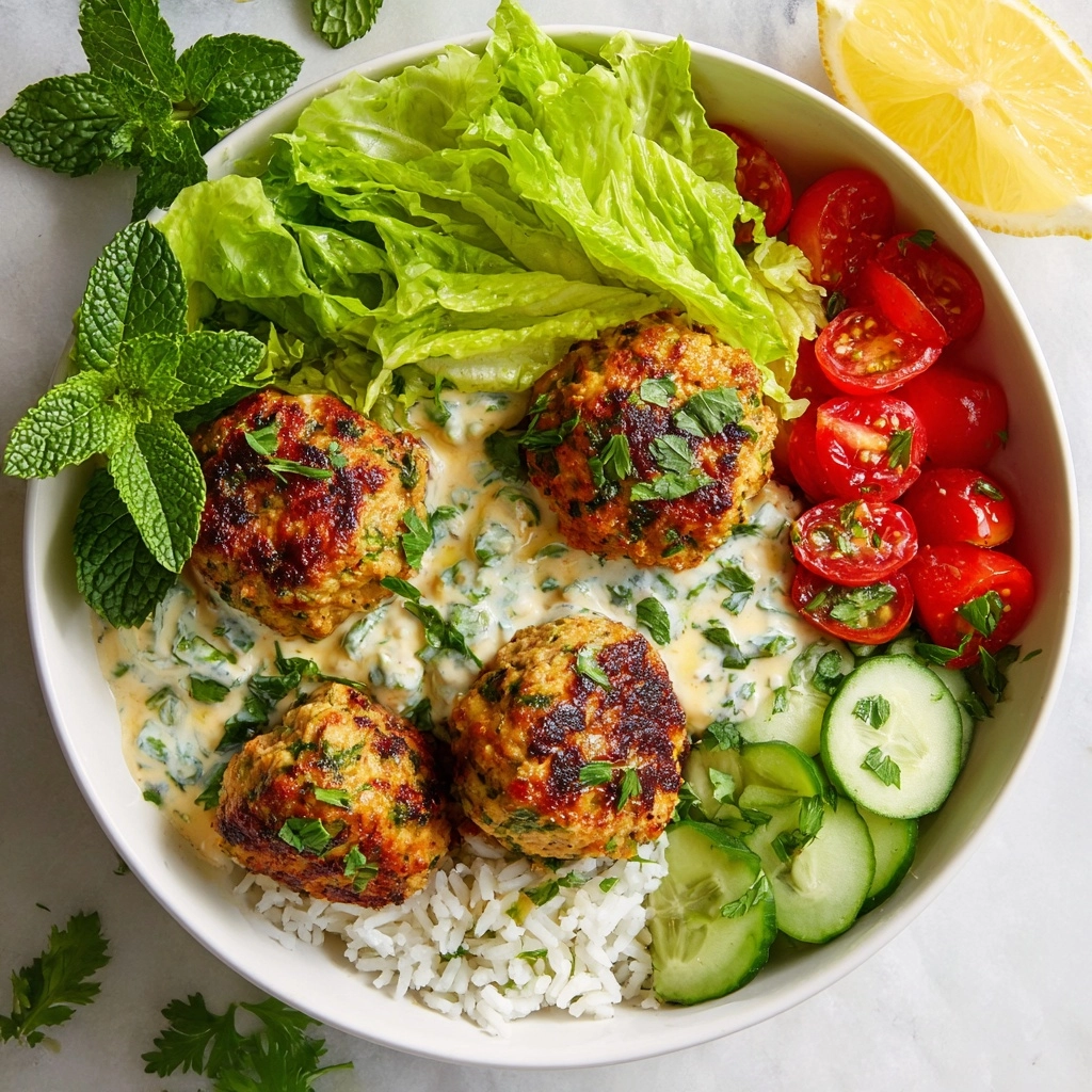 Greek Chicken Meatballs Recipe - Recipe Image
