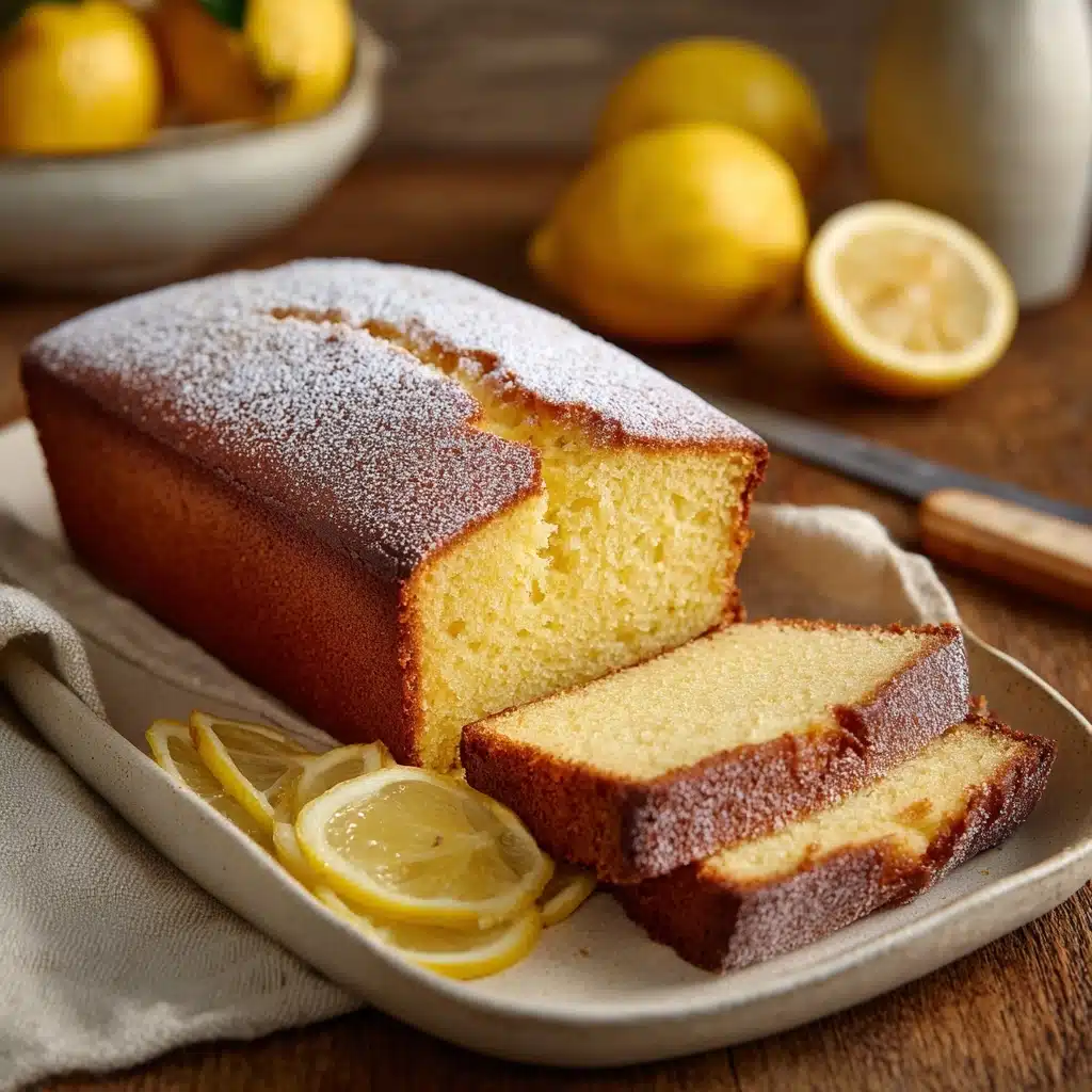 Old-Fashioned Lemon Pound Cake Recipe - Recipe Image