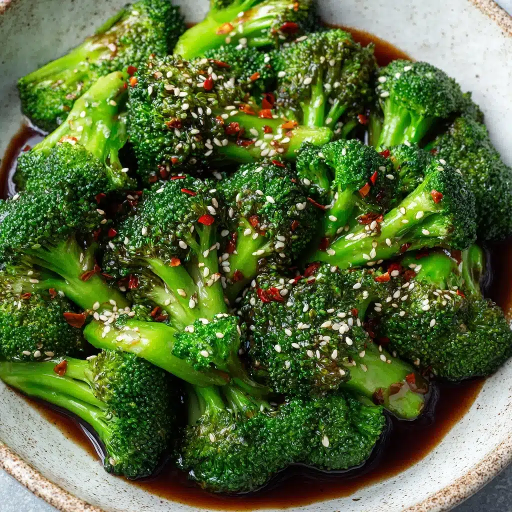 Smashed Chilli Garlic Broccoli Recipe - Recipe Image