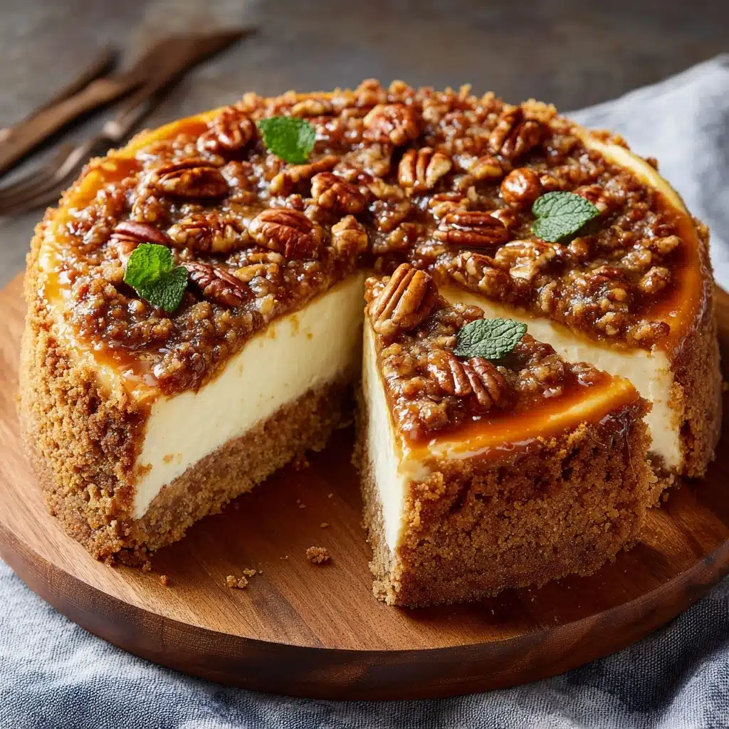 Butter Pecan Cheesecake Recipe - Recipe Image