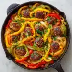 Sausage and Peppers Skillet Recipe