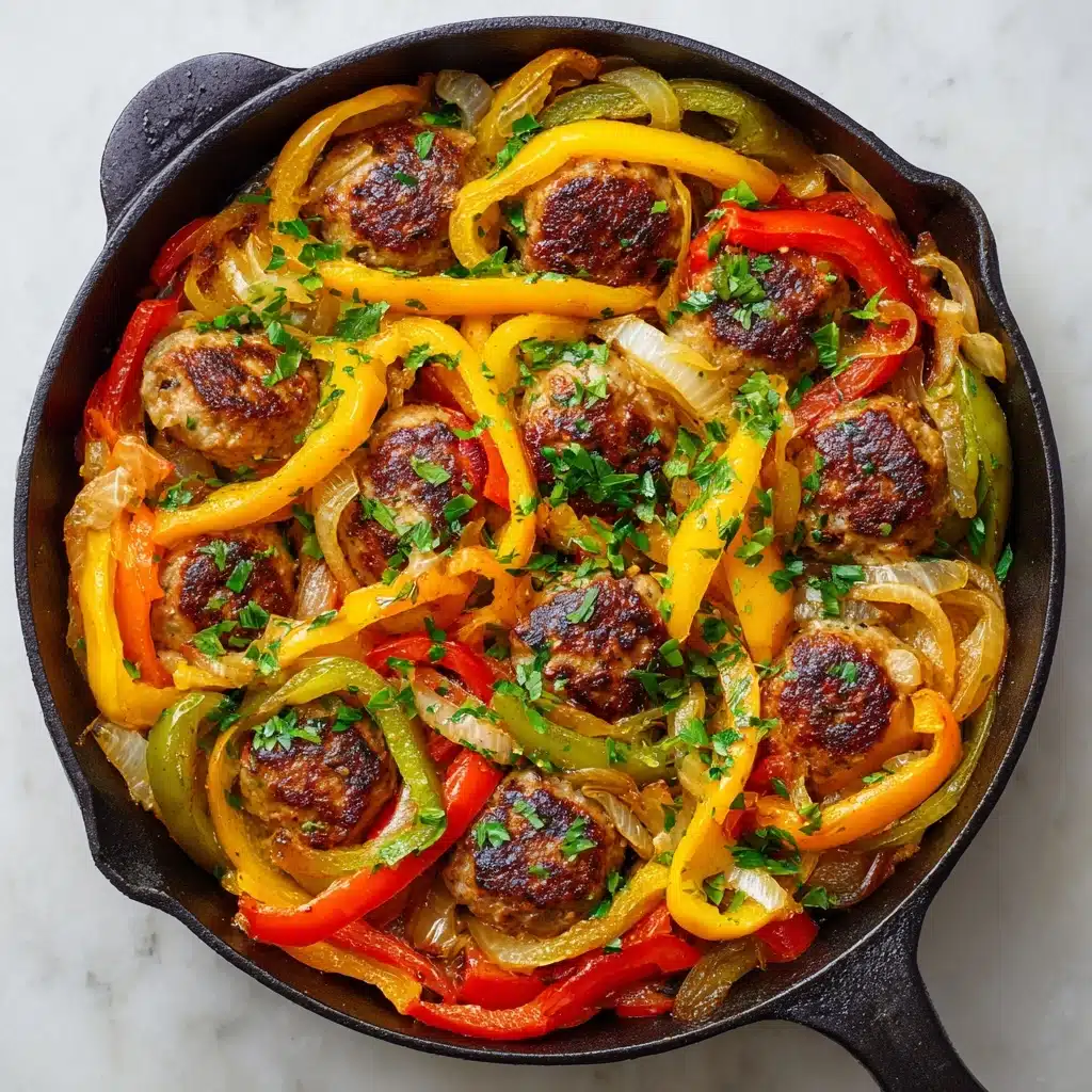 Sausage and Peppers Skillet Recipe - Recipe Image