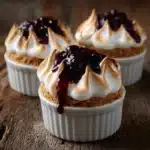 Plum Meringue Pots Recipe